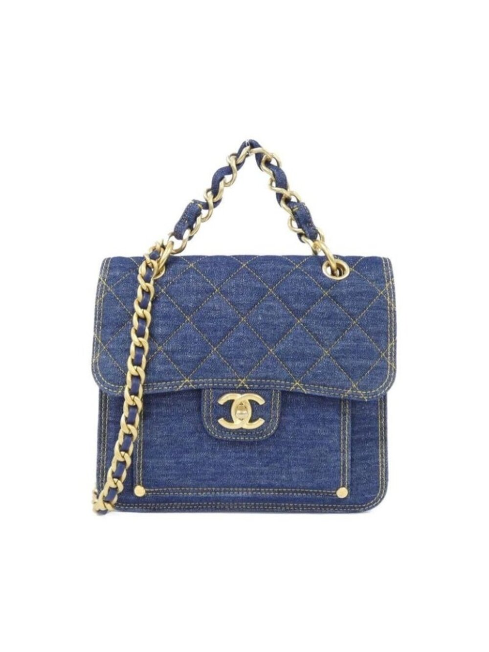 Chanel As3932 Denim Blue Bag